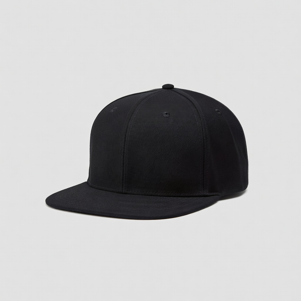 Snapback Flat Brim Cap