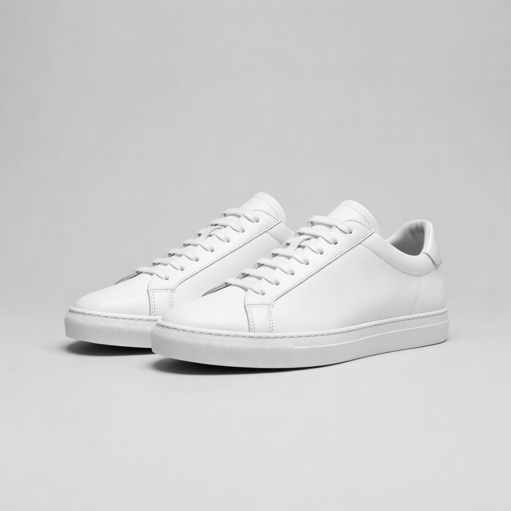 White Leather Sneakers
